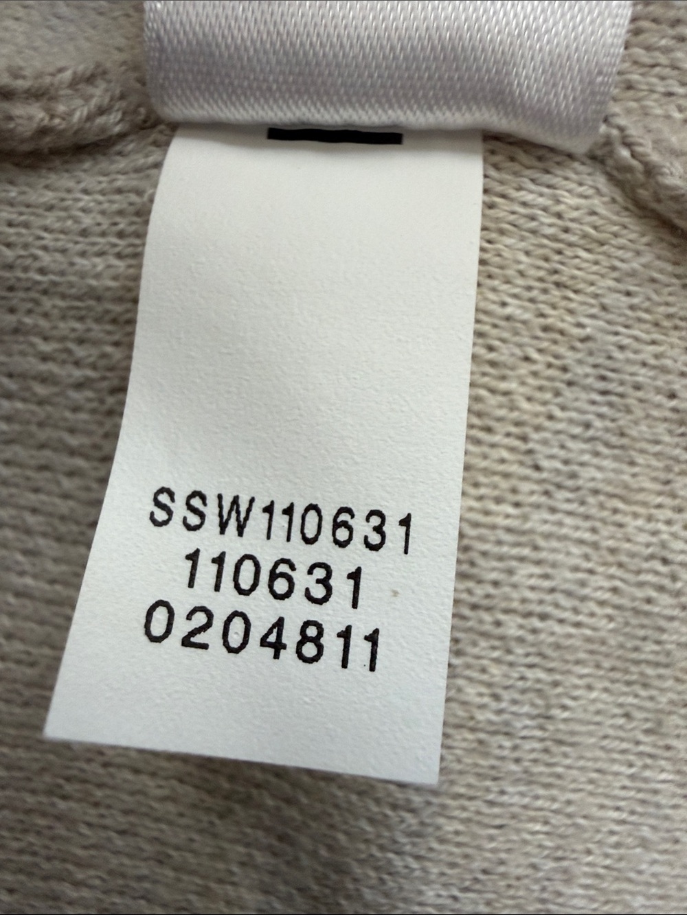 Pure Jill Two-Tone Open-Front Long Cardigan - Cream & Tan - Picture 6 of 8